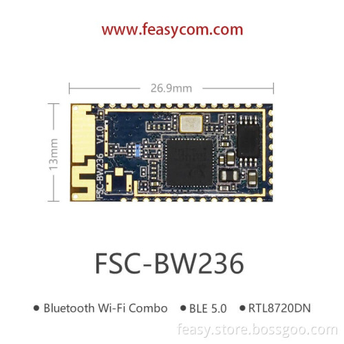 FSC-BW236 | RTL8720DN Chip BLE 5 & Wi-Fi Combo Module